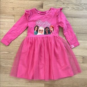 Barbie Pink Long Sleeve Dress